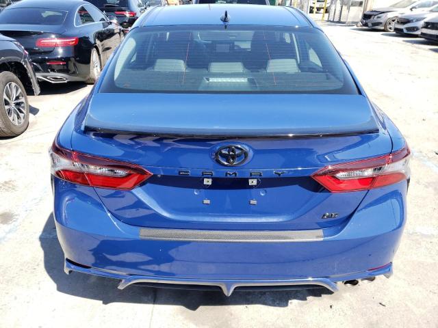 4T1G11AK3PU108578 - 2023 TOYOTA CAMRY SE NIGHT SHADE BLUE photo 6