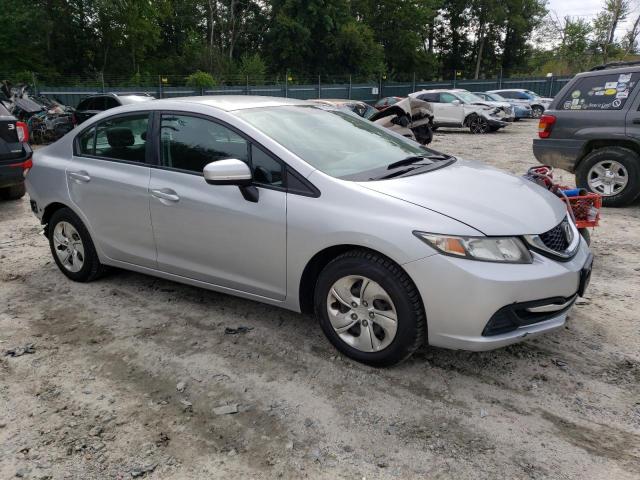 2HGFB2F53EH500595 - 2014 HONDA CIVIC LX SILVER photo 4