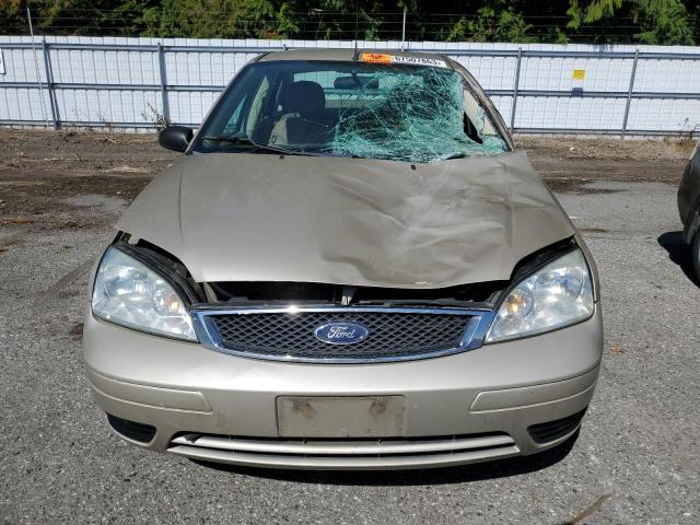 1FAFP34N56W122877 - 2006 FORD FOCUS ZX4 TAN photo 5