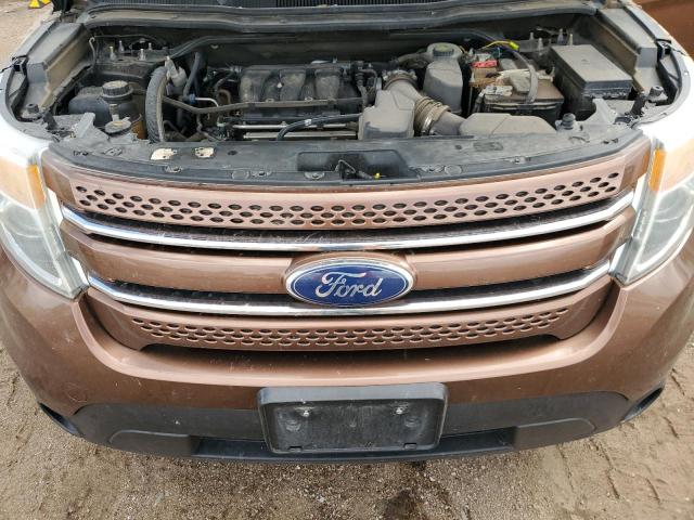 1FMHK8F81CGA64225 - 2012 FORD EXPLORER LIMITED BROWN photo 12