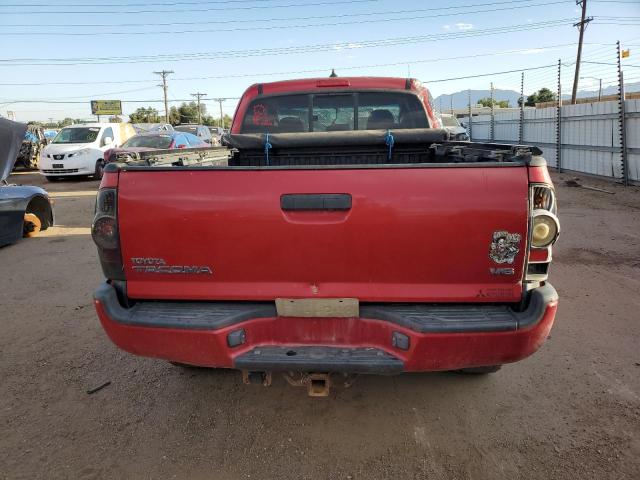 5TFUU4EN5CX025893 - 2012 TOYOTA TACOMA RED photo 6