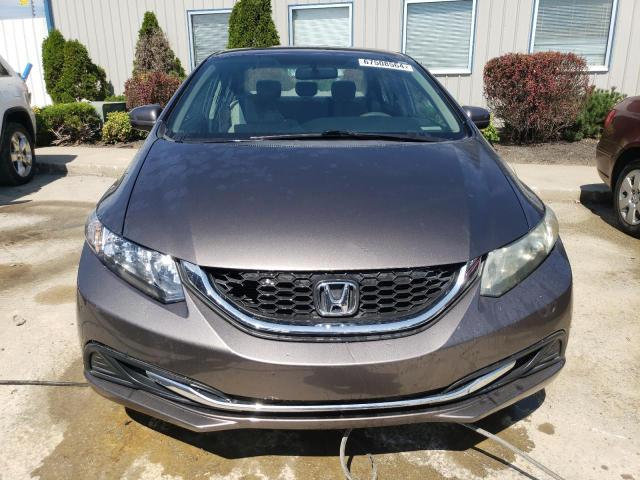 19XFB2F55EE041967 - 2014 HONDA CIVIC LX GRAY photo 5