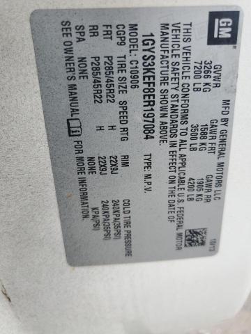 1GYS3KEF8ER197084 - 2014 CADILLAC ESCALADE ESV PLATINUM Negro foto 13