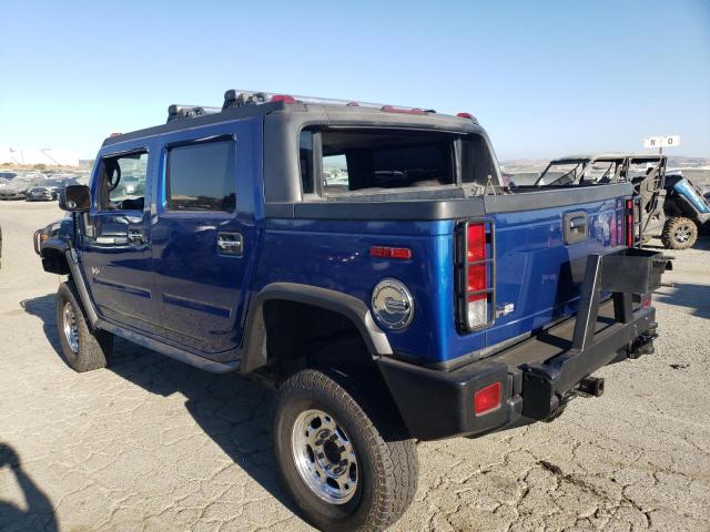 5GRGN22U96H108296 - 2006 HUMMER H2 SUT BLUE photo 2