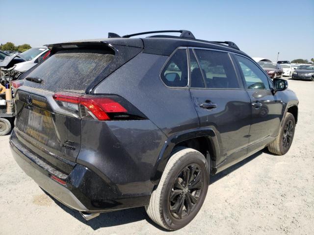 4T3E6RFV7NU077348 - 2022 TOYOTA RAV4 XSE GRAY photo 3