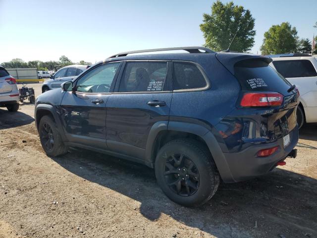 1C4PJMBX9JD521368 - 2018 JEEP CHEROKEE TRAILHAWK BLUE photo 2