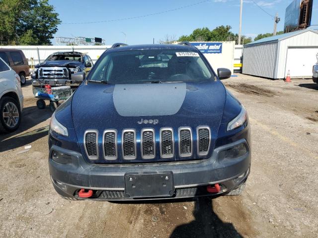 1C4PJMBX9JD521368 - 2018 JEEP CHEROKEE TRAILHAWK BLUE photo 5