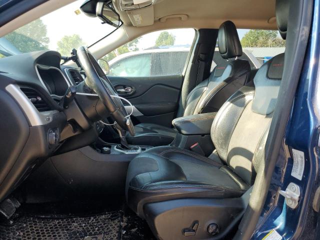 1C4PJMBX9JD521368 - 2018 JEEP CHEROKEE TRAILHAWK BLUE photo 7