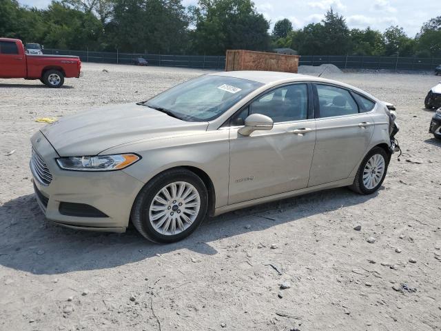 3FA6P0LU3FR141566 - 2015 FORD FUSION SE HYBRID GOLD photo 1