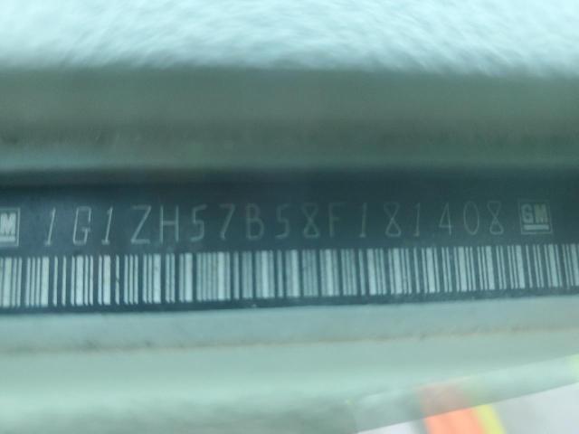 1G1ZH57B58F181408 - 2008 CHEVROLET MALIBU 1LT SILVER photo 12