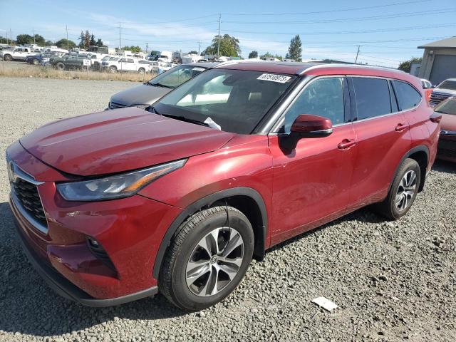 5TDGZRBH8LS050383 - 2020 TOYOTA HIGHLANDER XLE RED photo 1