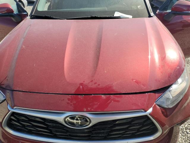 5TDGZRBH8LS050383 - 2020 TOYOTA HIGHLANDER XLE RED photo 11