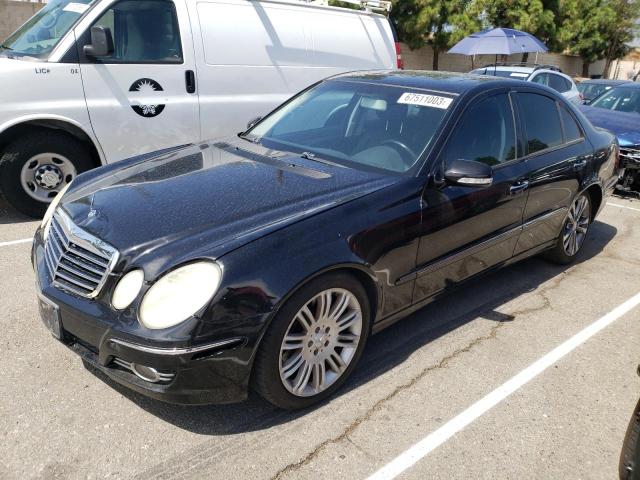 WDBUF56X67B083402 - 2007 MERCEDES-BENZ E 350 BLACK photo 1