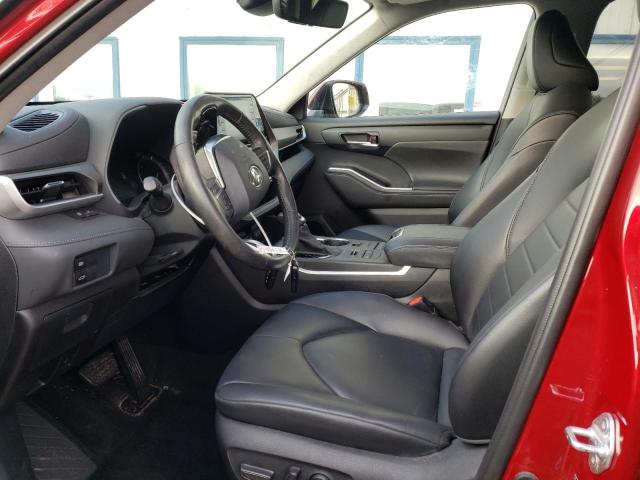 5TDGZRBH5LS019141 - 2020 TOYOTA HIGHLANDER XLE Bordo foto 7