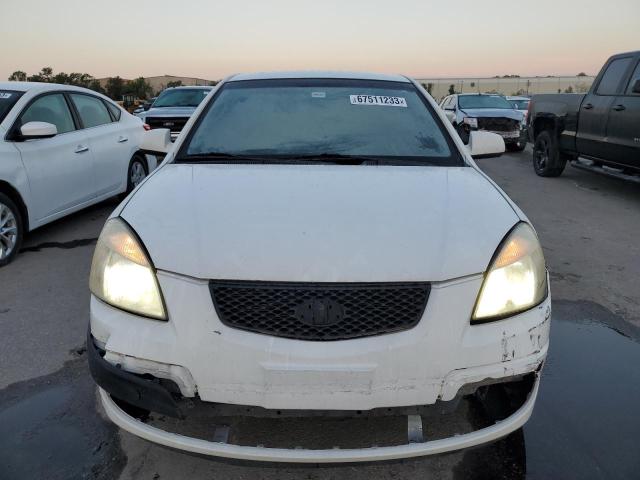 KNADE123886353804 - 2008 KIA RIO BASE WHITE photo 5