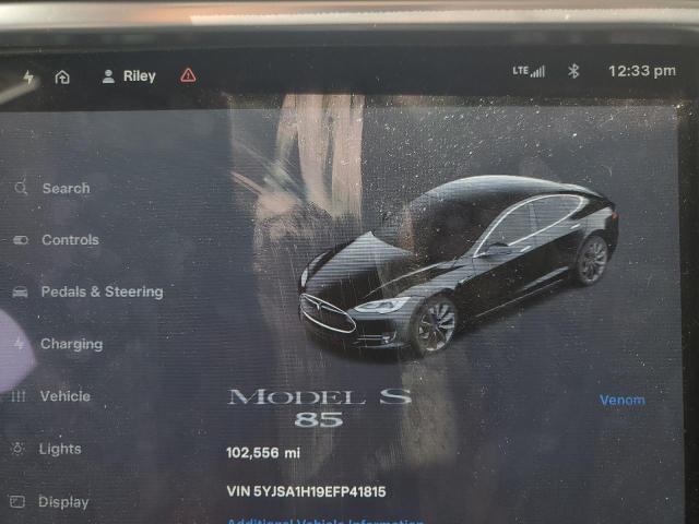 5YJSA1H19EFP41815 - 2014 TESLA MODEL S BLACK photo 9