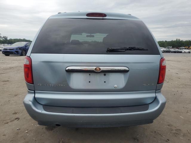 2A4GP54L76R858439 - 2006 CHRYSLER TOWN & COU TOURING BLUE photo 6