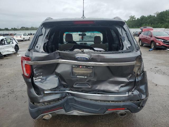 1FM5K7D88JGC62362 - 2018 FORD EXPLORER XLT ნაცრისფერი ფოტო 6