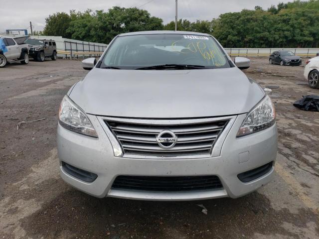 3N1AB7AP6FY314613 - 2015 NISSAN SENTRA S SILVER photo 5