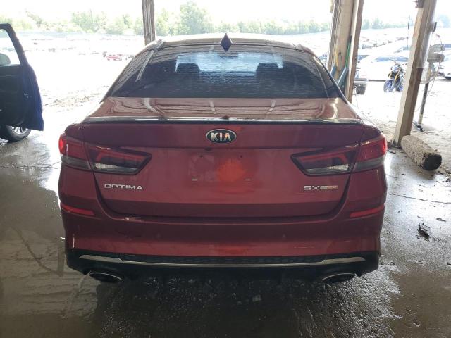 5XXGW4L29KG305628 - 2019 KIA OPTIMA SX 勃艮第红 照片 6