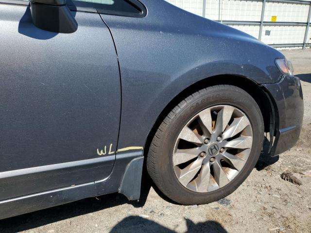 1HGFA15979L027133 - 2009 HONDA CIVIC EXL გრაფიტი ფოტო 12