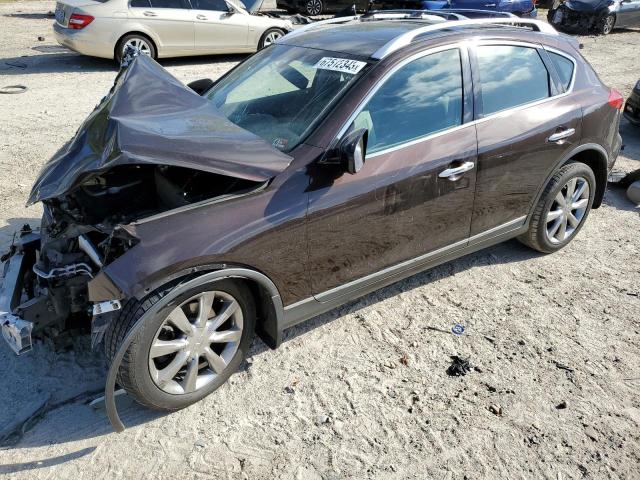 JNKAJ09FX8M362123 - 2008 INFINITI EX35 BASE იასამნისფერი ფოტო 1