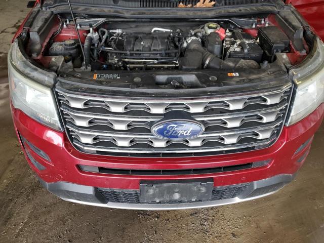 1FM5K8D87GGC00563 - 2016 FORD EXPLORER XLT 栗色 照片 12