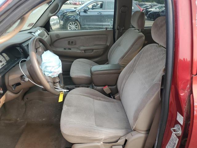 5TEGN92NX4Z433103 - 2004 TOYOTA TACOMA DOUBLE CAB PRERUNNER RED photo 7