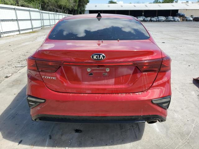 3KPF24AD6ME400879 - 2021 KIA FORTE FE RED photo 6