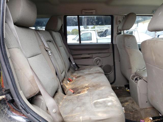 1J8HH48K16C281928 - 2006 JEEP COMMANDER 黑色 照片 10