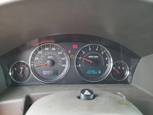 1J8HH48K16C281928 - 2006 JEEP COMMANDER 黑色 照片 9