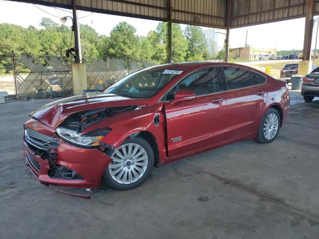 3FA6P0SU4ER154794 - 2014 FORD FUSION TITANIUM PHEV RED photo 1