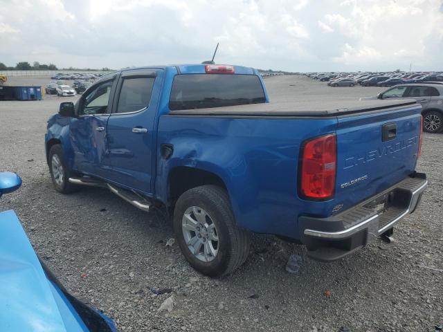 1GCGSCEA2N1266794 - 2022 CHEVROLET COLORADO LT BLUE photo 2