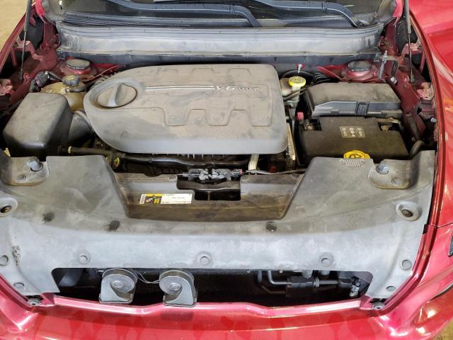 1C4PJMCS3HW545991 - 2017 JEEP CHEROKEE LATITUDE წითელი ფოტო 12