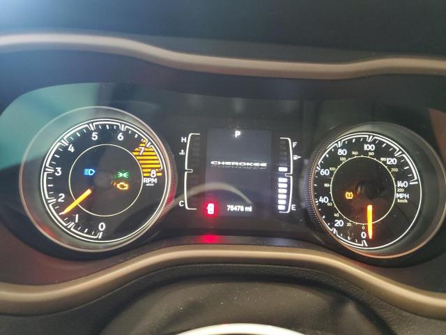 1C4PJMCS3HW545991 - 2017 JEEP CHEROKEE LATITUDE წითელი ფოტო 9