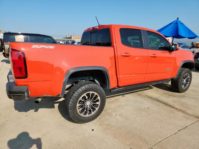1GCGTEEN4K1266139 - 2019 CHEVROLET COLORADO ZR2 ORANGE photo 3