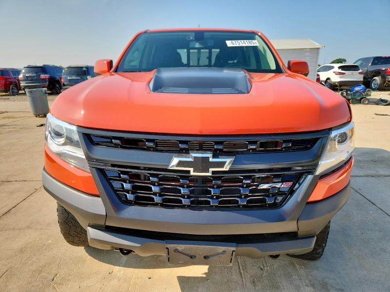 1GCGTEEN4K1266139 - 2019 CHEVROLET COLORADO ZR2 ORANGE photo 5