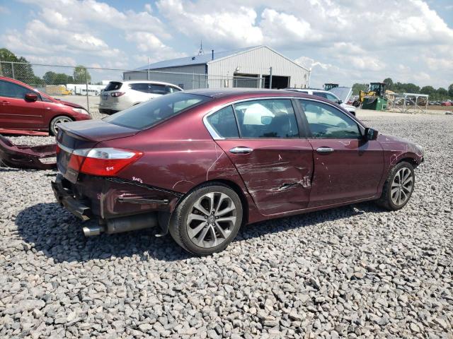 1HGCR2F58FA235834 - 2015 HONDA ACCORD SPORT MAROON photo 3