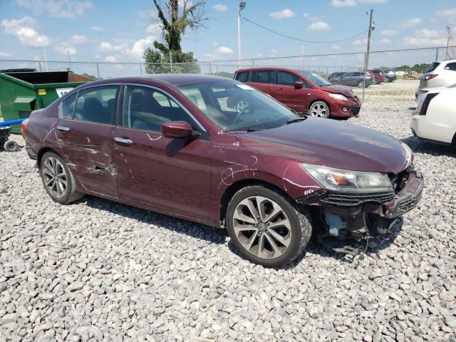 1HGCR2F58FA235834 - 2015 HONDA ACCORD SPORT MAROON photo 4