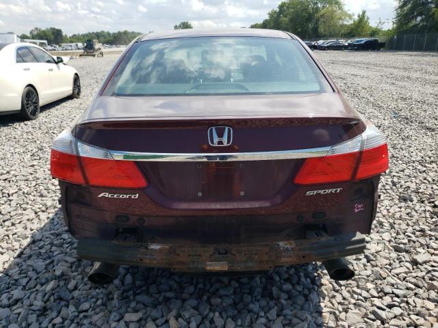 1HGCR2F58FA235834 - 2015 HONDA ACCORD SPORT MAROON photo 6