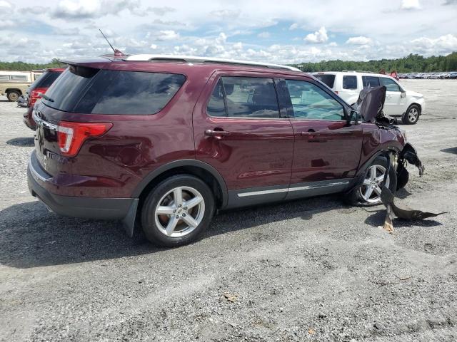 1FM5K7D84JGC31027 - 2018 FORD EXPLORER XLT برغندي صورة 3