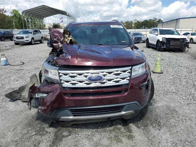 1FM5K7D84JGC31027 - 2018 FORD EXPLORER XLT برغندي صورة 5