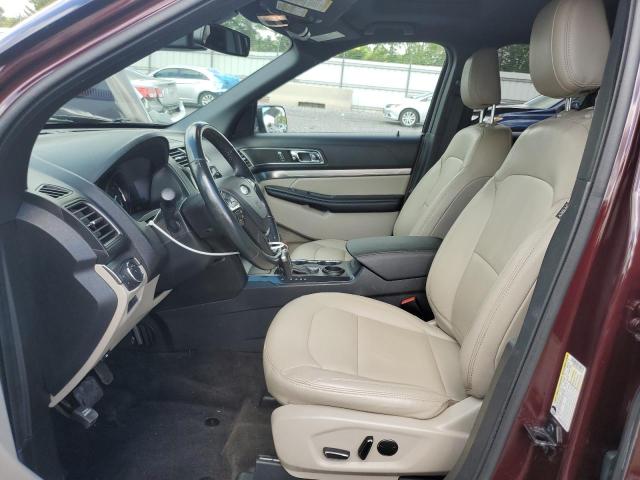 1FM5K7D84JGC31027 - 2018 FORD EXPLORER XLT برغندي صورة 7