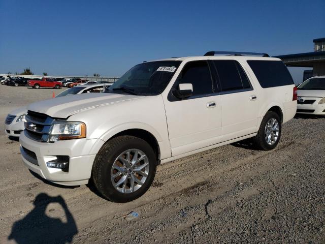 1FMJK1KT6FEF44487 - 2015 FORD EXPEDITION EL LIMITED WHITE photo 1