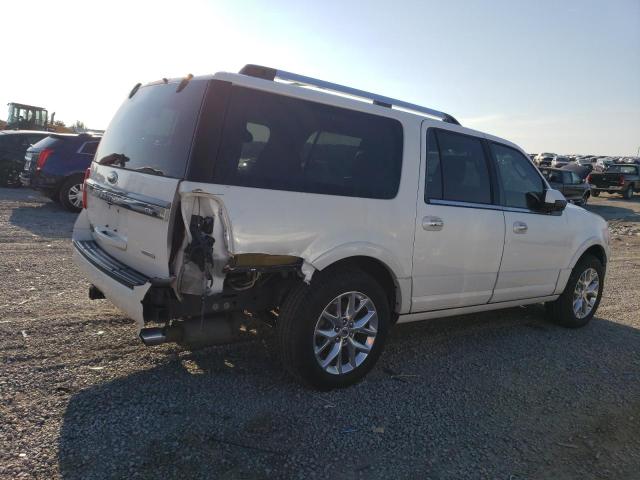 1FMJK1KT6FEF44487 - 2015 FORD EXPEDITION EL LIMITED WHITE photo 3