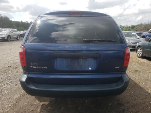 1B4GP25312B603830 - 2002 DODGE CARAVAN SE BLUE photo 6