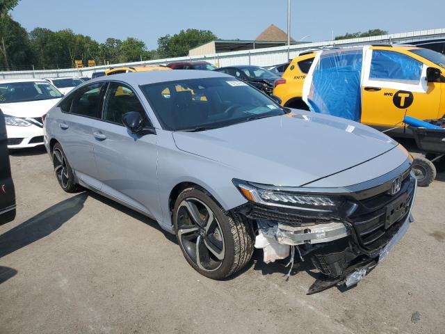 1HGCV1F32NA069619 - 2022 HONDA ACCORD SPORT ნაცრისფერი ფოტო 4