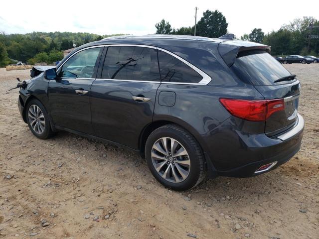 5FRYD3H60GB013293 - 2016 ACURA MDX TECHNOLOGY GRAY photo 2