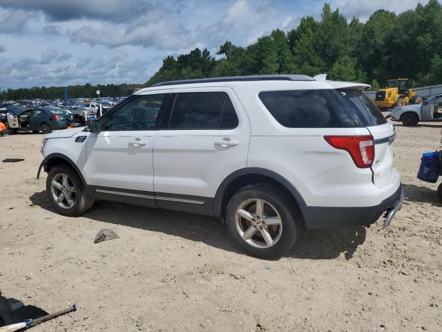 1FM5K8D81HGD05620 - 2017 FORD EXPLORER XLT WHITE photo 2