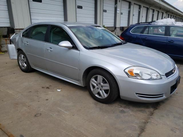 2G1WB57K691245467 - 2009 CHEVROLET IMPALA LS SILVER photo 4